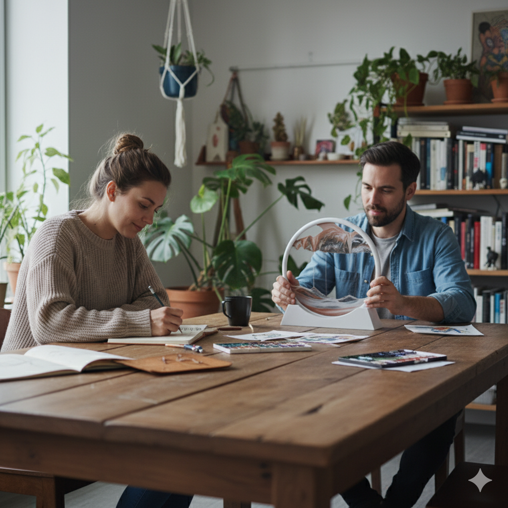 Deep Sea Sandscape(12”)
